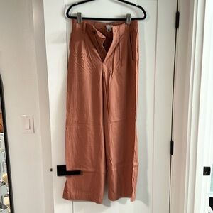 Madewell Slacks- rust- size 4